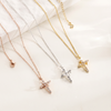 Simple Crown & Cross Pendant Choker Easter Necklace for Women & Men