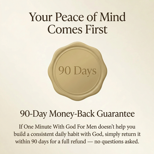 One Minute with God for Men, 365 Days Devotional Journal