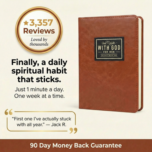 One Minute with God for Men, 365 Days Devotional Journal
