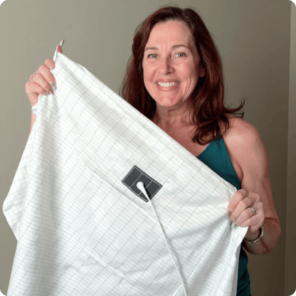 Grounding Well Technology  Bed Sheet