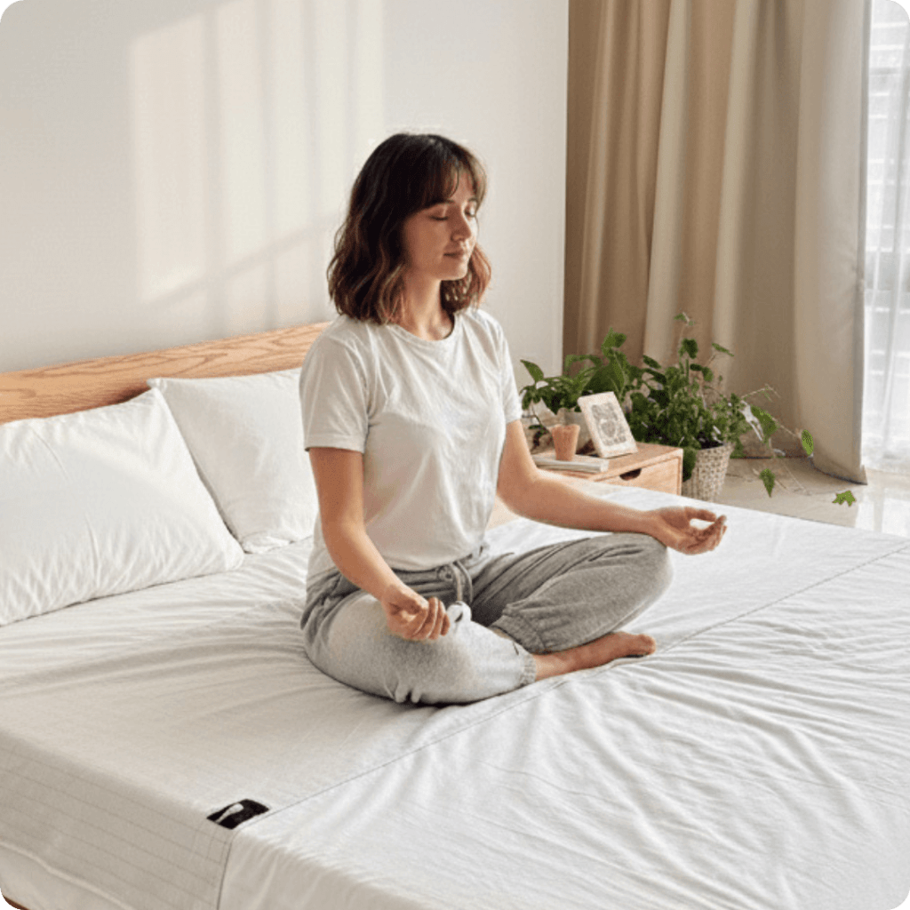 Grounding Well Technology  Bed Sheet