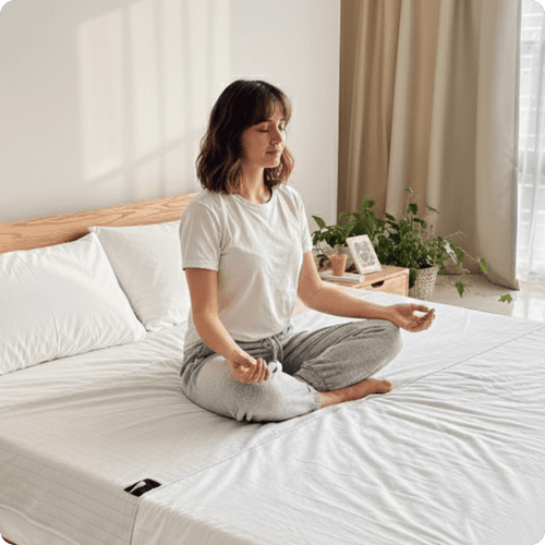 Grounding Well Technology  Bed Sheet