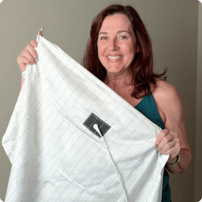 Grounding Well Technology  Bed Sheet