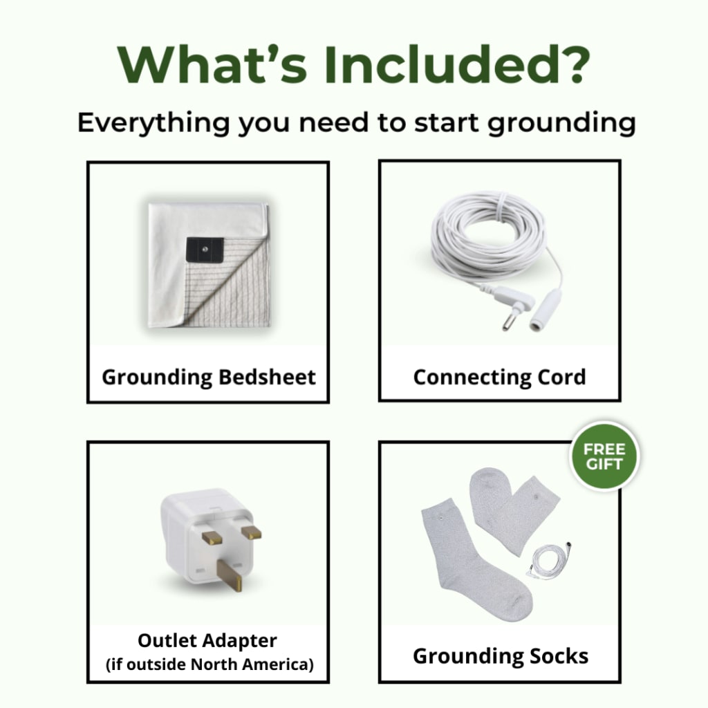 Grounding Well Technology  Bed Sheet
