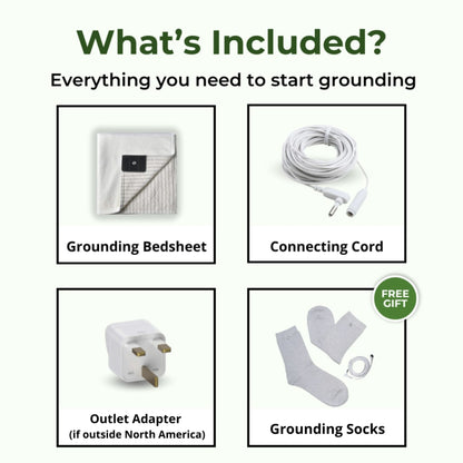 Grounding Well Technology  Bed Sheet